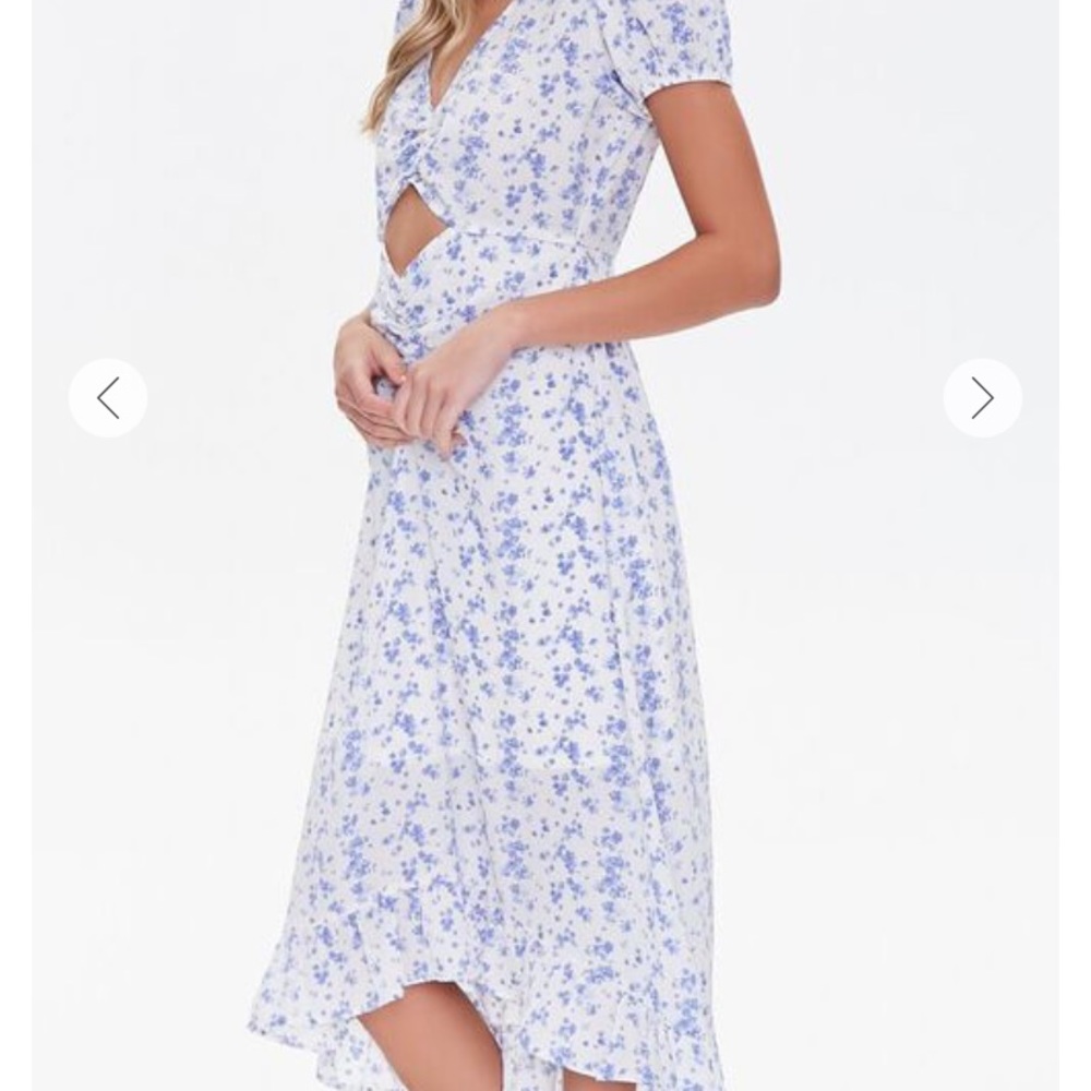 Forever 21 Floral print midi dress